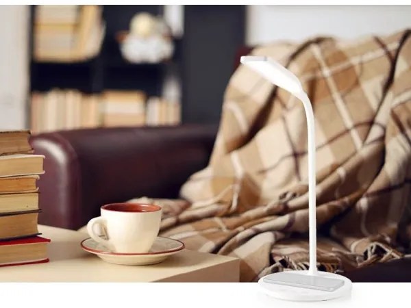 Nedis LTLGQ4M2WT - Stm. lampa s bezdr. nabíjaním Qi LED/5,5W/230V 2700-6500K