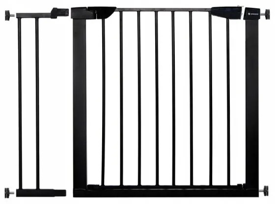SPRINGOS Detská zábrana nastaviteľná 75-96 cm SPRINGOS BabyLock čierna