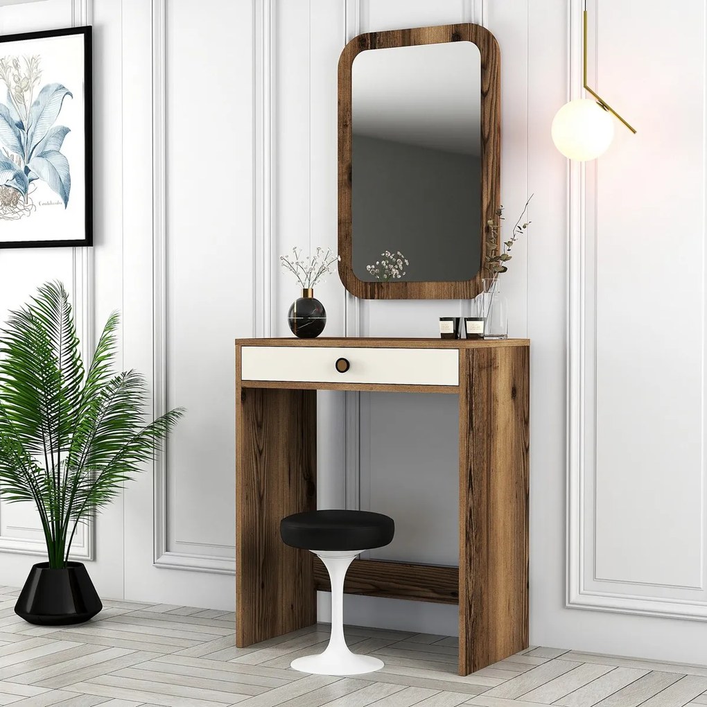 Kozmetický stolík Lizbon Mirror Cream
