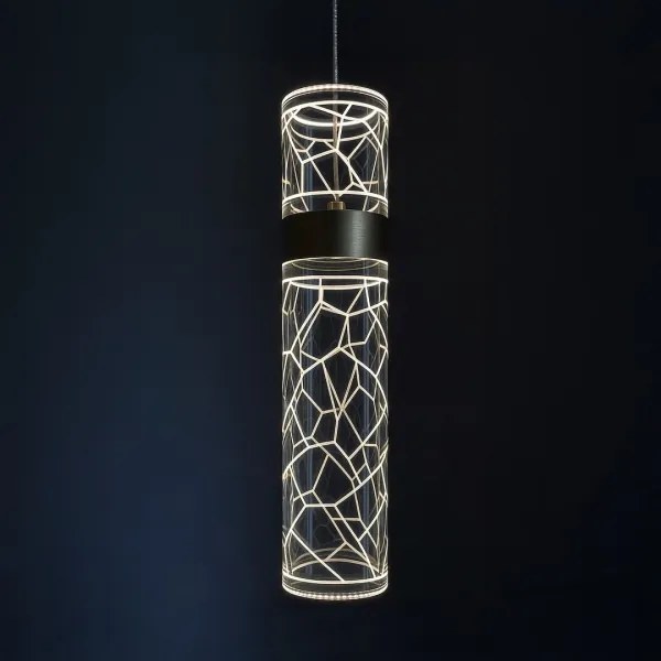 LED luster na lanku LAGOS LED/8W/230V zlatý