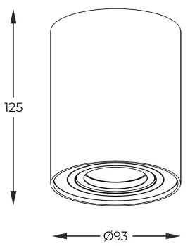 Zuma Line 20038-WH - Bodové svietidlo RONDOO SL 1 1xGU10/50W/230V biela