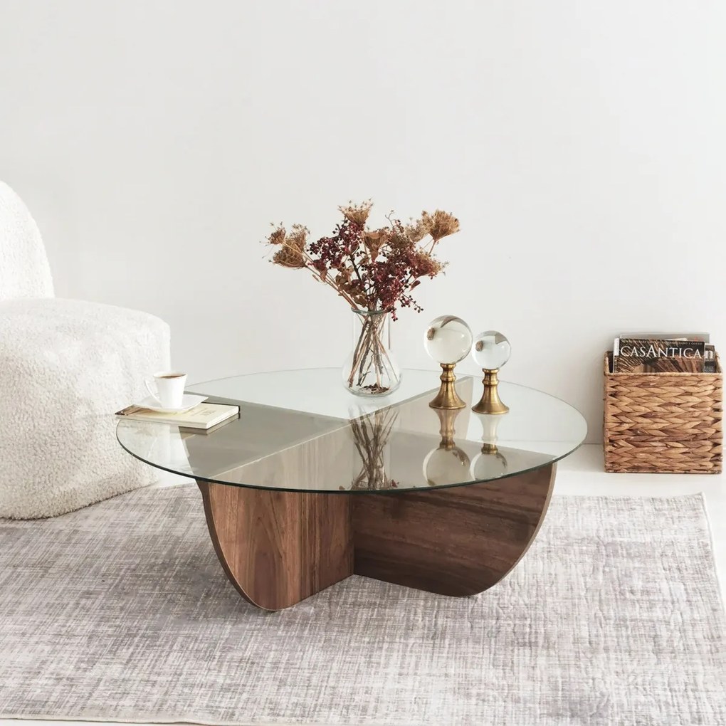 Konferenčný stolík Lily Walnut, orech