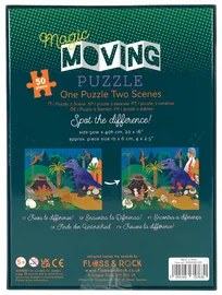 Floss&Rock Pohyblivé puzzle 50ks Dinosaurus
