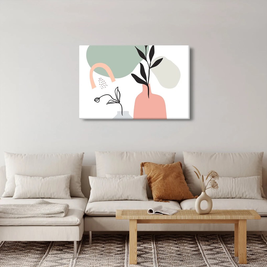 Obraz - Kvety vo váze N⁰3 (90x60 cm)