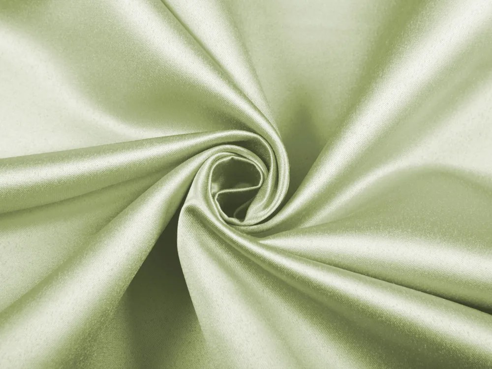 Biante Saténový oválny obrus polyesterový Satén LUX-025 Olivovo zelený 100x140 cm