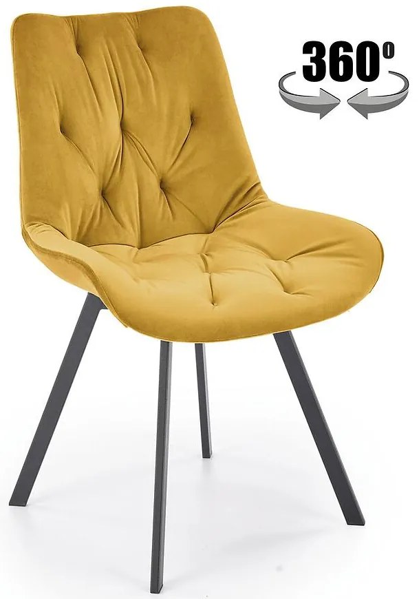 Stolička K519 horčicová