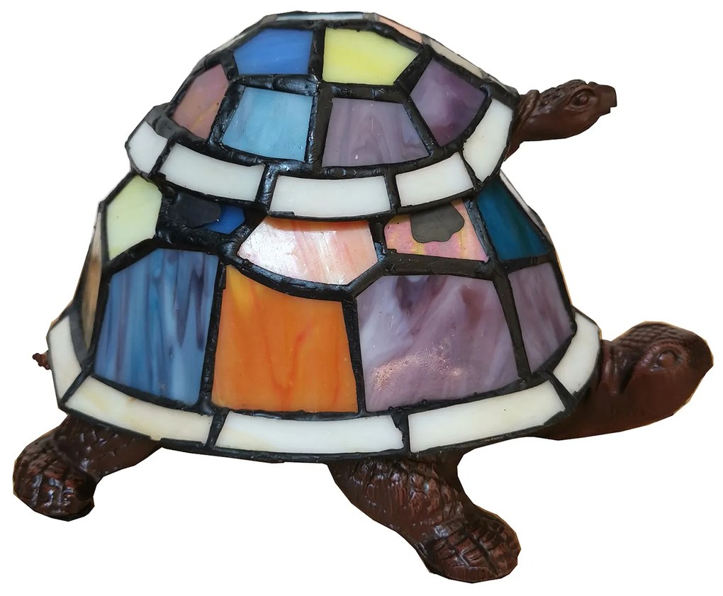 vitrážová tiffany lampa korytnačky 22*18*16 cm
