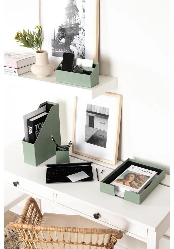 Kartónové organizéry v súprave 4 ks Hugo Canvas Paper Laminate – Bigso