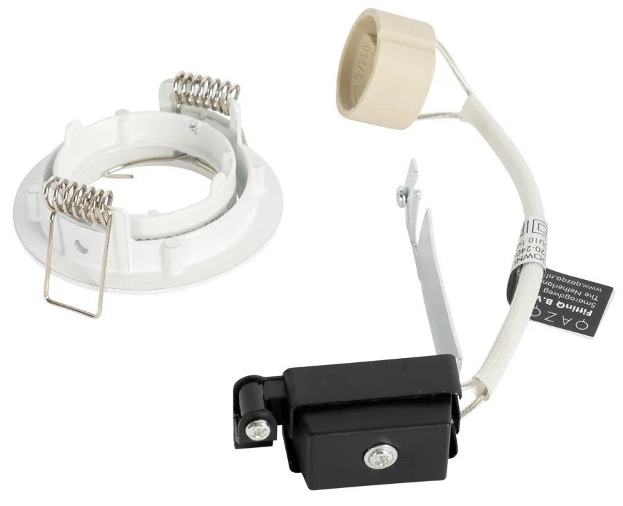 Sada 12 vstavaných bodových svetiel bielych GU10 35 mm - Edu