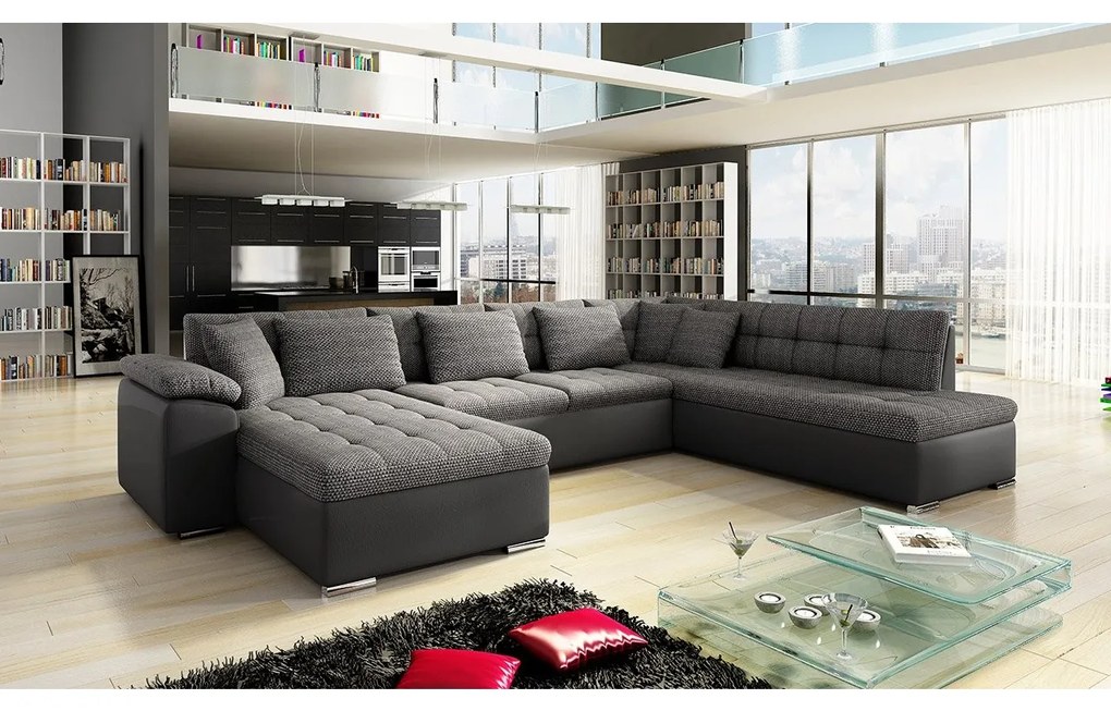 Rohová sedačka Tony s funkciou spania, Dostupné poťahy: Nazar 225.02, Strana: Ľavá - U