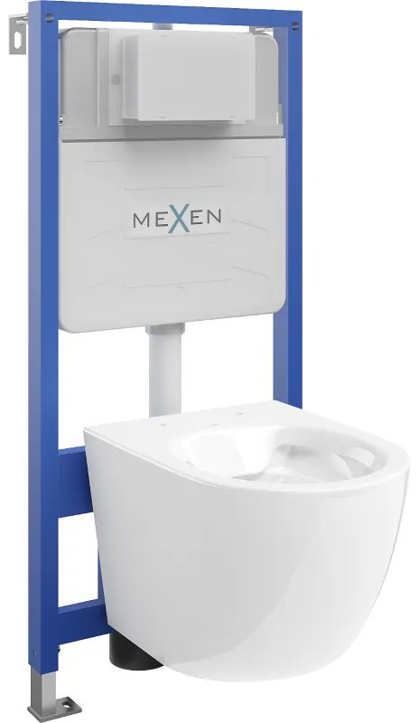 Mexen Fenix Slim, podomietkový modul a závesné WC Lena, biela, 6103322XX00