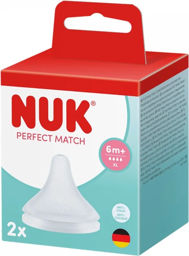 Cumlík-Savička Perfect Match Nuk XL (6+)  2ks