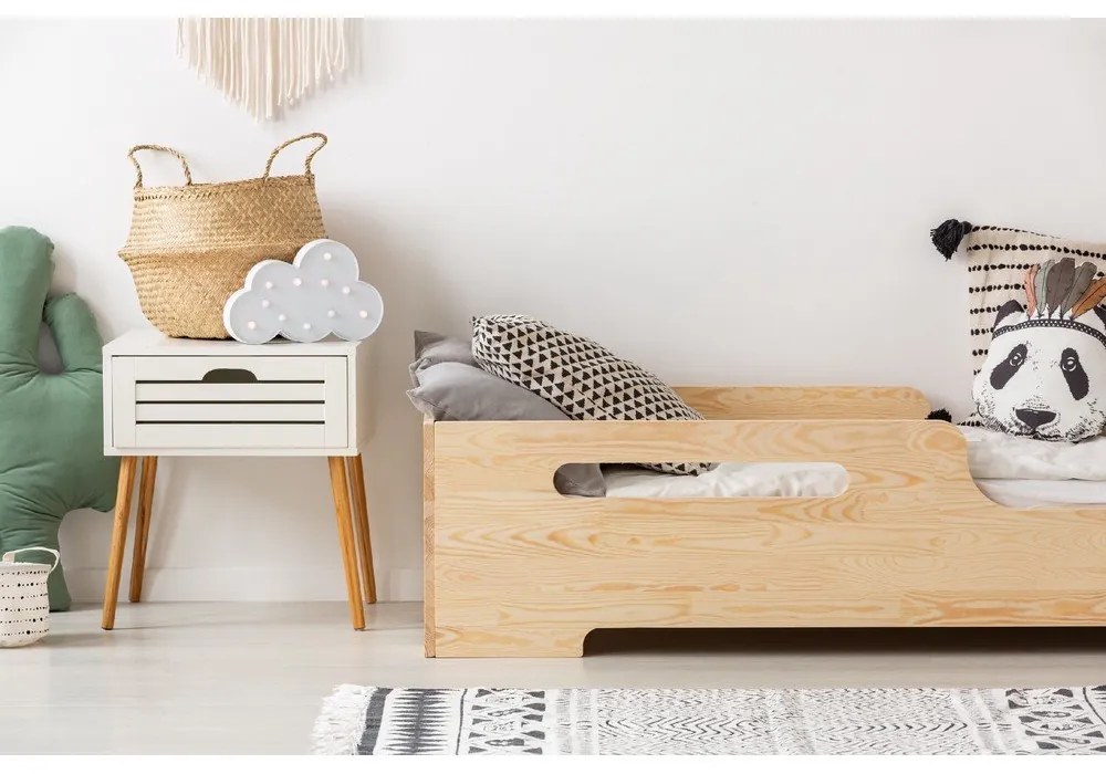 Detská posteľ z borovicového dreva 70x140 cm Box 2 - Adeko