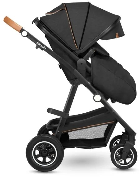 Lionelo - Kombinovaný kočík 2v1 AMBER Grey Graphite