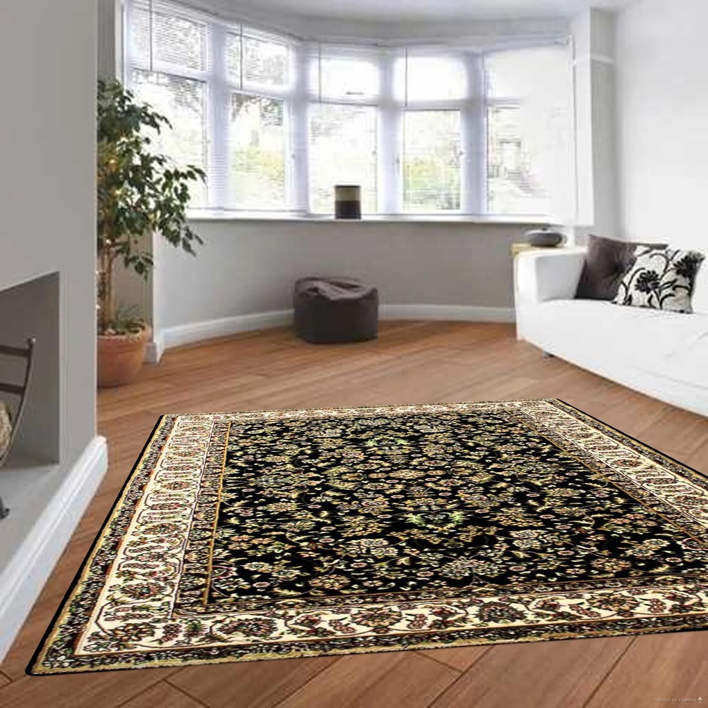 Berfin Dywany Kusový koberec Anatolia 5378 S (Black) - 70x100 cm