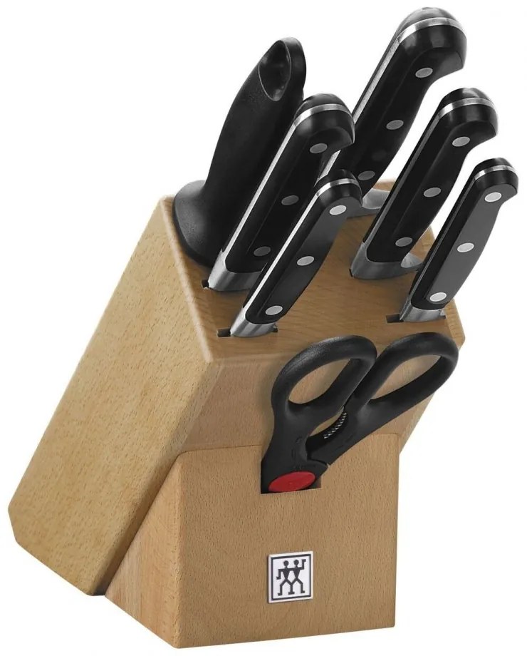 Zwilling Professional "S" bukový blok s nožmi 8 ks, 35662-000