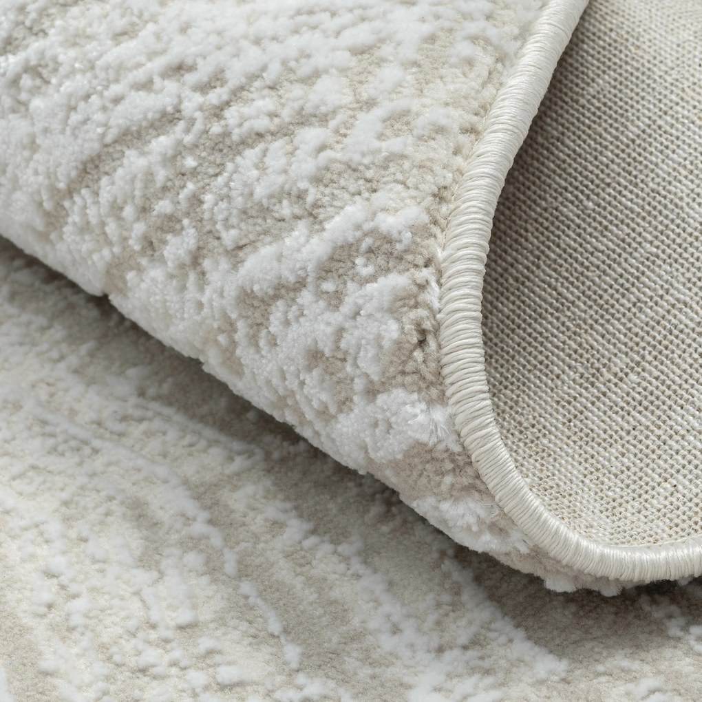 Kusový koberec My Heaven CA60002 creme kruh, 120x120 (priemer) kruh, šedá, chodba / predsieň, My Flair