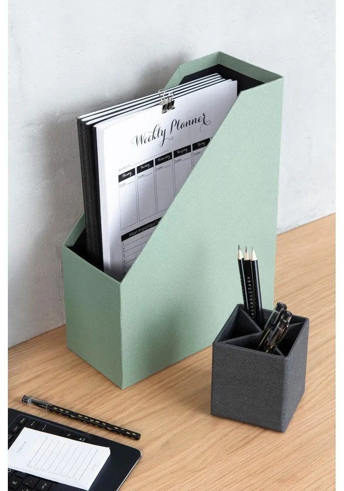 Kartónový organizér pre dokumenty Estelle Canvas Paper Laminate – Bigso