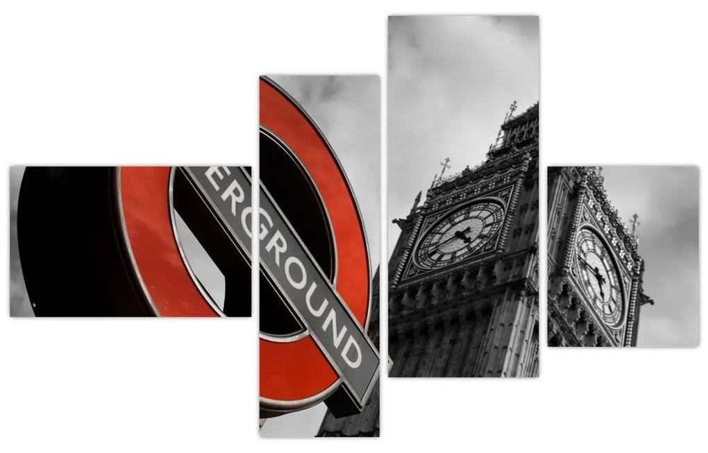 Londýnske metro - obraz
