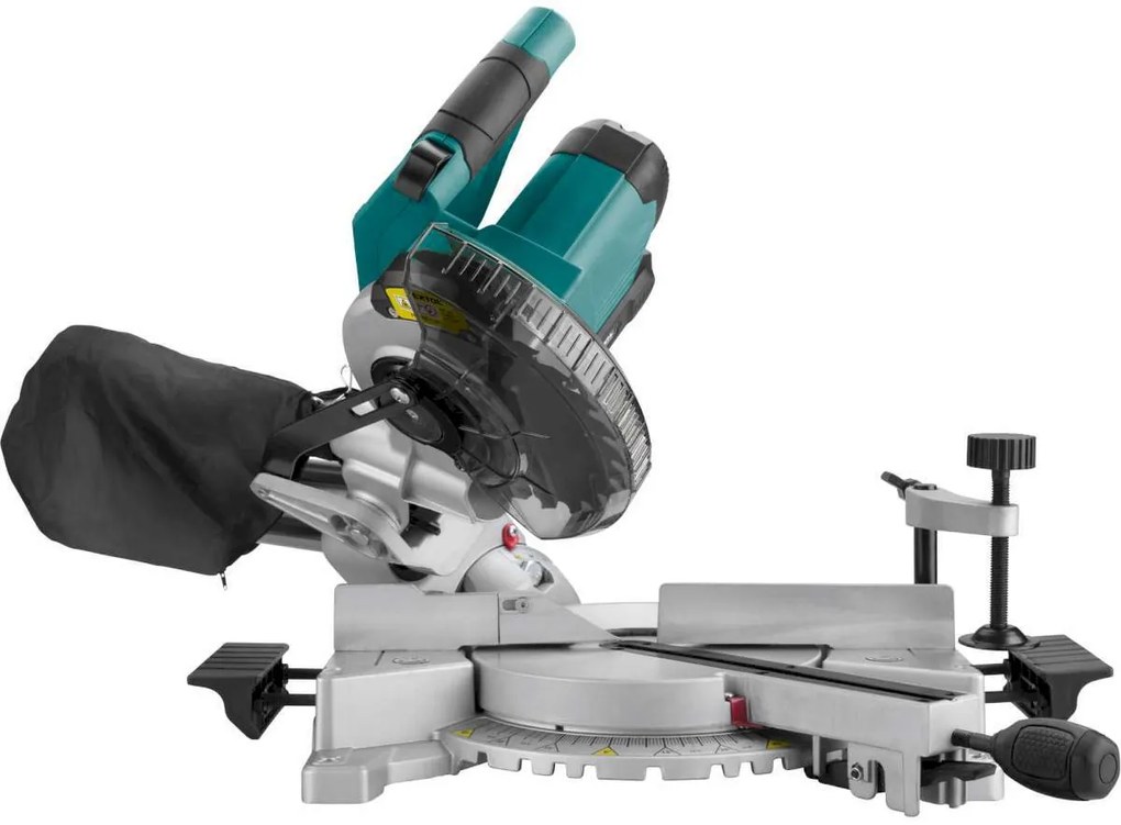 EXTOL INDUSTRIAL Pokosová AKU píla s posuvom, Share20V, bezuhlíkový motor, 1x2Ah Li-ion, nabíjačka 8791826