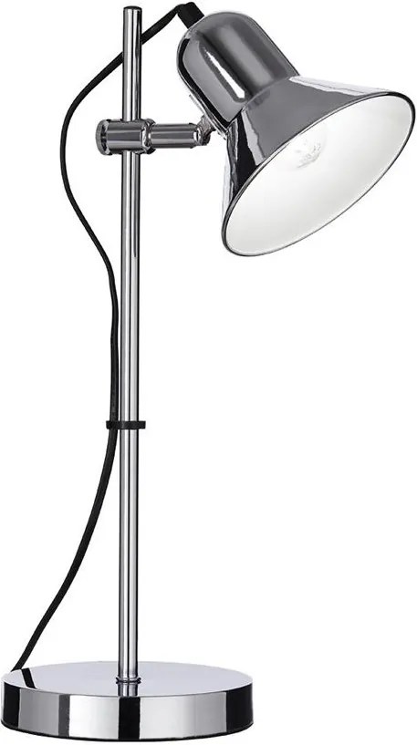 Ideal Lux - Stolná lampa 1xE27/60W/230V lesklý chróm