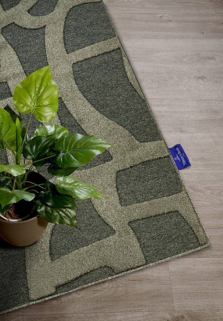 Villeroy & Boch, Kusový koberec Villeroy & Boch 106141 Green, 200x290, zelená, obývacia izba