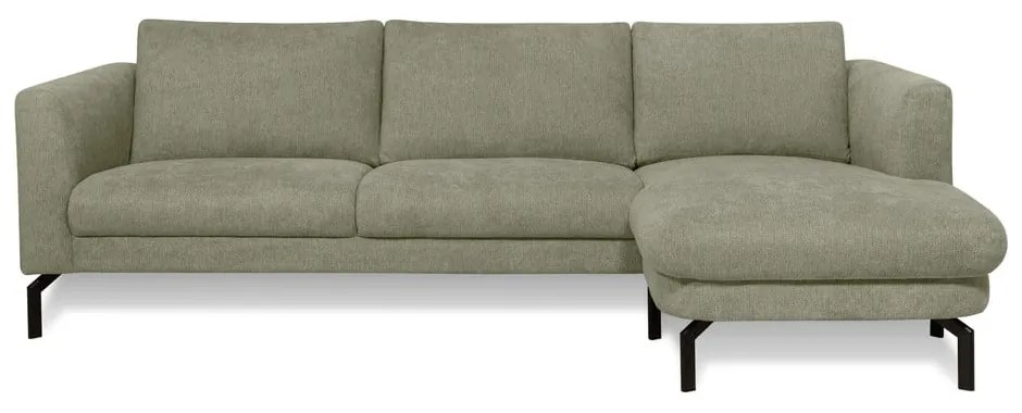 Svetlozelená rohová pohovka (pravý roh) Gomero – Scandic