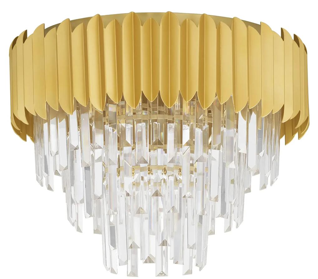 Novaluce Dizajnové stropné svietidlo Magnolia zlaté Farba: Zlatá, Verzia: 50