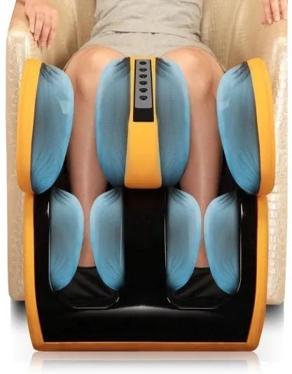 Hanscraft Masážny prístroj 3D na nohy Žltý