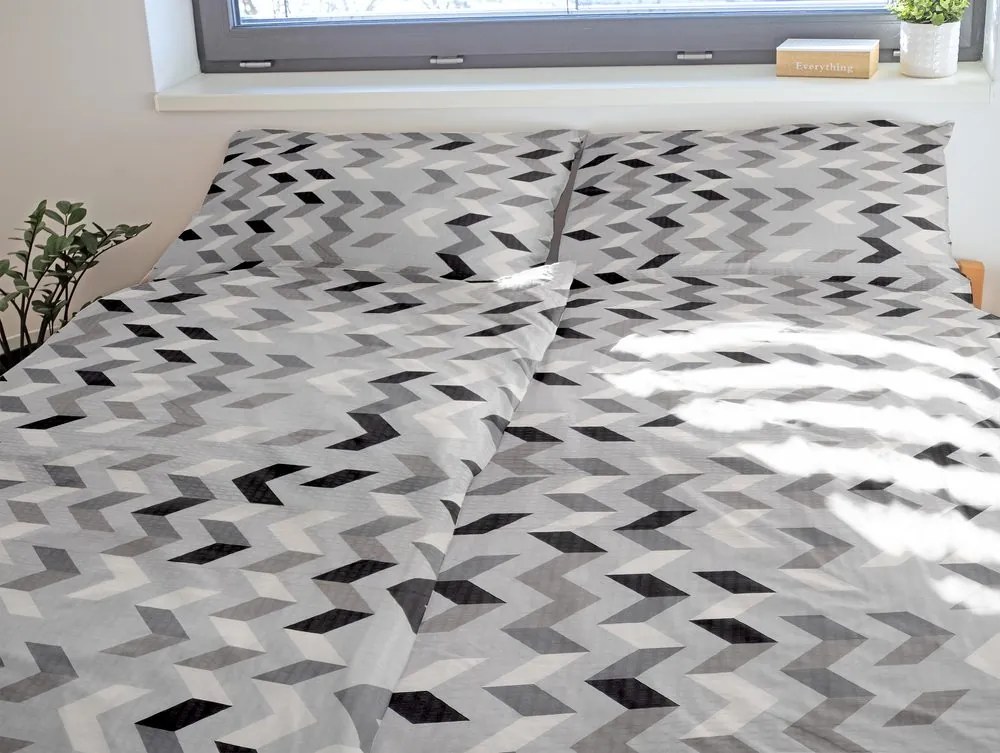 Polášek Krepové obliečky Šípky - 140 x 220 cm / 70 x 90 cm