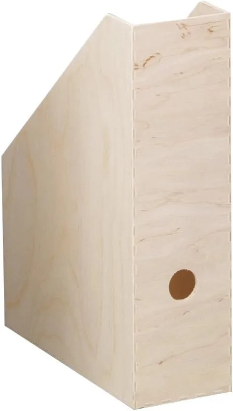 Zeller Present Drevený organizér / priečinok na dokumenty alebo časopisy ZELLER