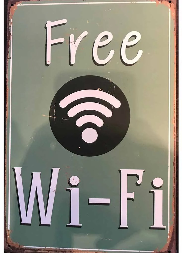 Ceduľa Free Wi-Fi