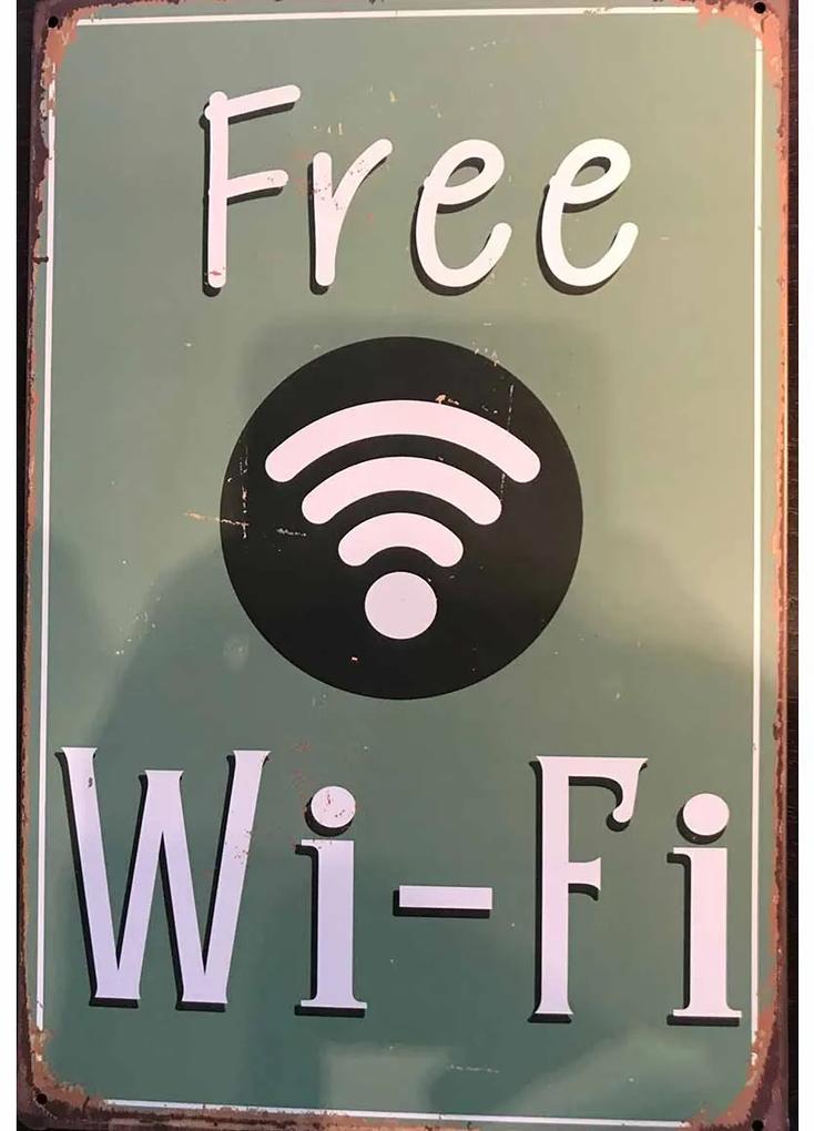 Ceduľa Free Wifi