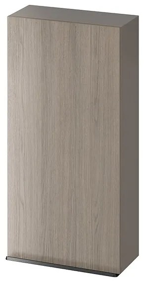 Cersanit - VIRGO závesná skrinka 40cm, šedá-čierna, S522-038