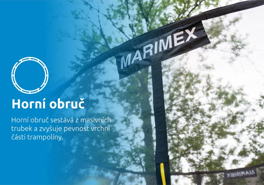 Marimex | Trampolína Marimex Standard 244 cm ružová + ochranná sieť + rebrík ZADARMO | 19000110