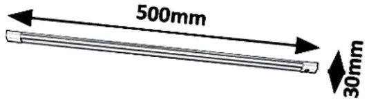 Rabalux 5674 - LED Stmievateľné podlinkové svietidlo HANSON LED/8W/230V