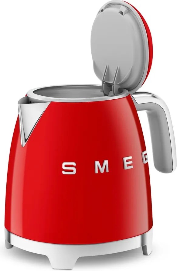 Červená rýchlovarná kanvica z nehrdzavejúcej ocele 800 ml Retro Style – SMEG