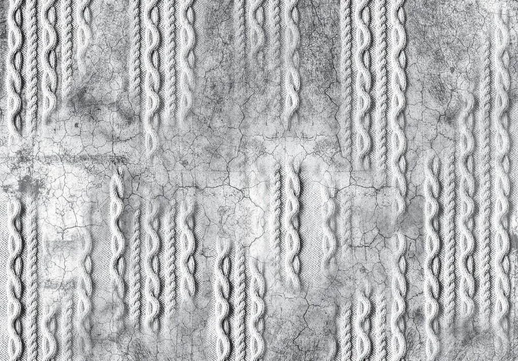 Fototapeta - Väzba na betón - šedá (254x184 cm)