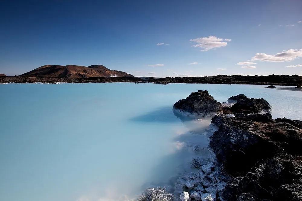 Fototapeta modrá lagúna - 150x100