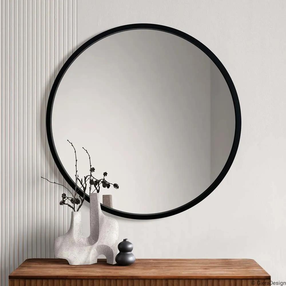 Zrkadlo Scandi Black Rozmer: Ø 60 cm