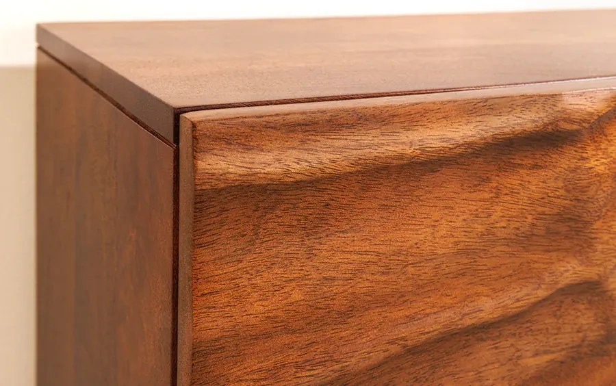 Závesný TV stolík Scorpion 200 cm z mangového dreva