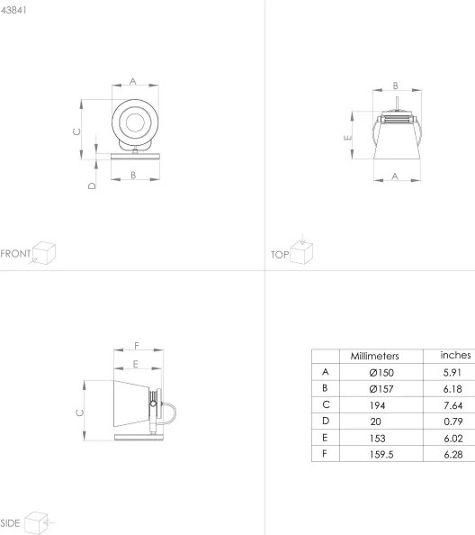 Eglo 43841 - Stolná lampa TWICKEN 1xE27/28W/230V