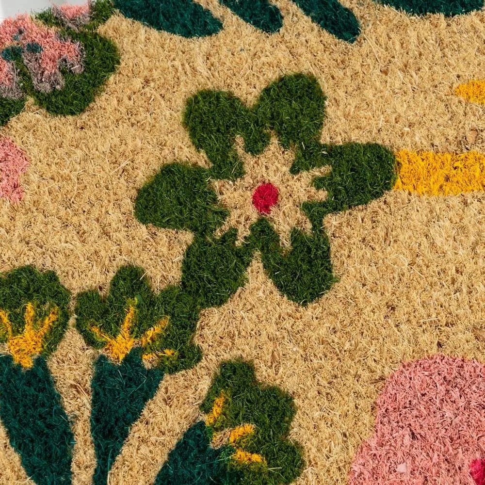Rohožka z kokosového vlákna 40x60 cm Flora – Casa Selección