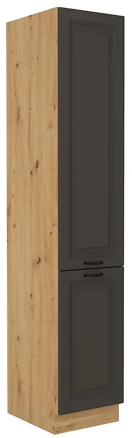 Kuchynská skrinka STILO grafit mat/artisan 40dk-210 2f