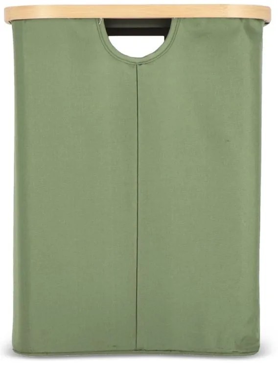 Kôš na bielizeň NOLVIO 50 L, zelený