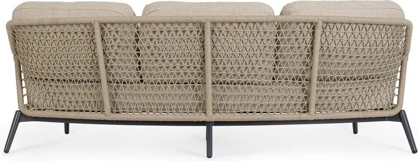 Svetlohnedá záhradná pohovka z masívu akácie Eulero – Bizzotto