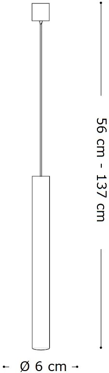 IDEAL LUX Závesné moderné svietidlo LOOK SP1 SMALL, chrómované