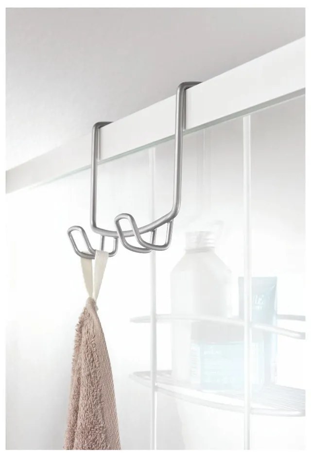 Závesná polička do kúpelne s 2 poschodiami Metaltex Onda