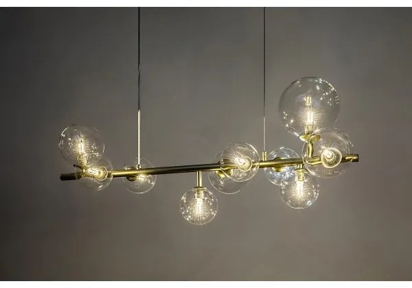 Rabalux 72298 - Luster na lanku ASLOV 10xG9/28W/230V