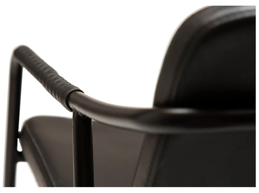 Čierne kreslo z imitácie kože DAN-FORM Denmark Boto